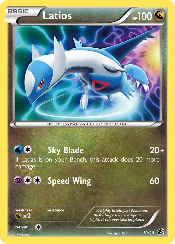 Latios (10/20) [Black & White: Dragon Vault] Pokemon Single Pokémon  | Multizone: Comics And Games