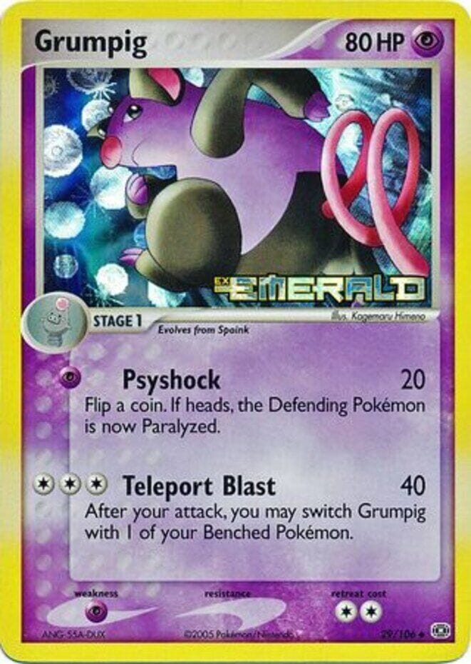 Grumpig (29/106) (Stamped) [EX: Emerald] Pokemon Single Pokémon  | Multizone: Comics And Games