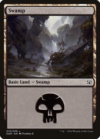 Swamp (70) [Duel Decks: Nissa vs. Ob Nixilis] MTG Single Magic: The Gathering  | Multizone: Comics And Games