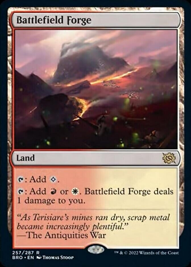 Battlefield Forge [The Brothers' War] MTG Single Magic: The Gathering  | Multizone: Comics And Games