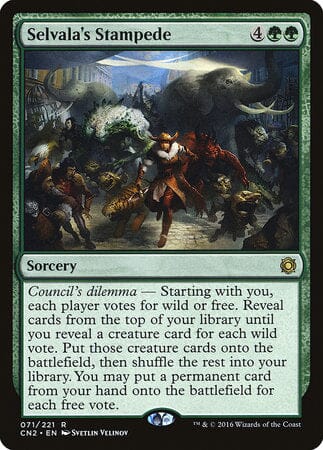 Selvala's Stampede [Conspiracy: Take the Crown] MTG Single Magic: The Gathering  | Multizone: Comics And Games