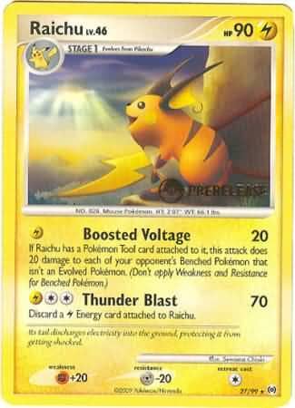 Raichu (27/99) (Prerelease Promo) [Nintendo: Black Star Promos] Pokemon Single Pokémon  | Multizone: Comics And Games