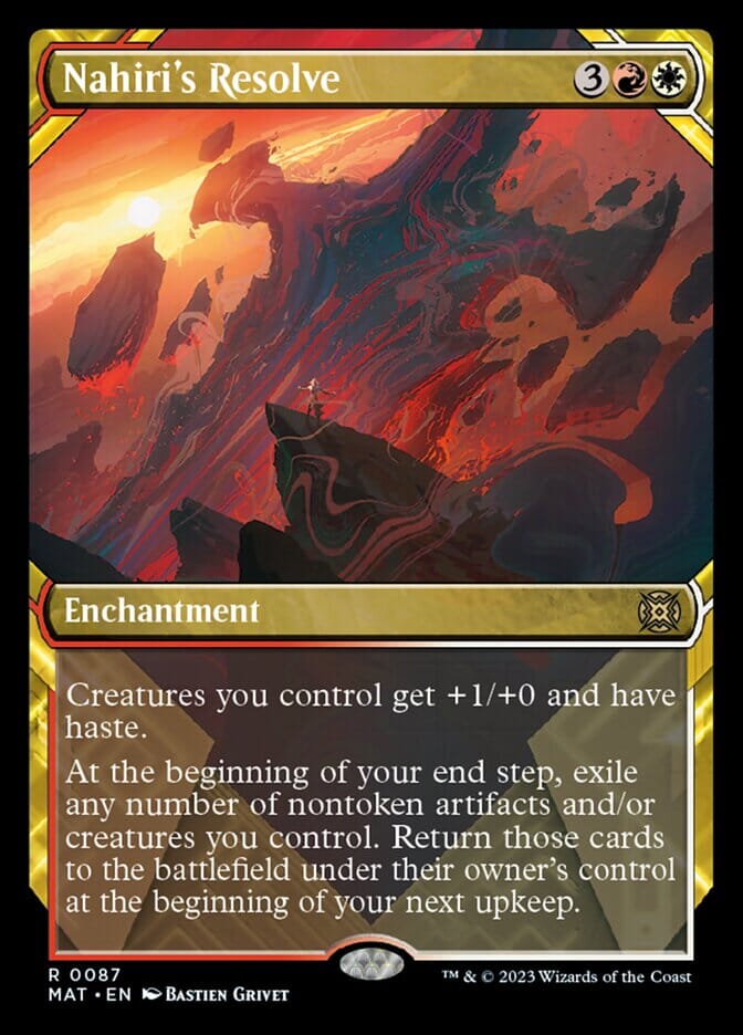 Nahiri's Resolve (Showcase) [March of the Machine: The Aftermath] MTG Single Magic: The Gathering  | Multizone: Comics And Games