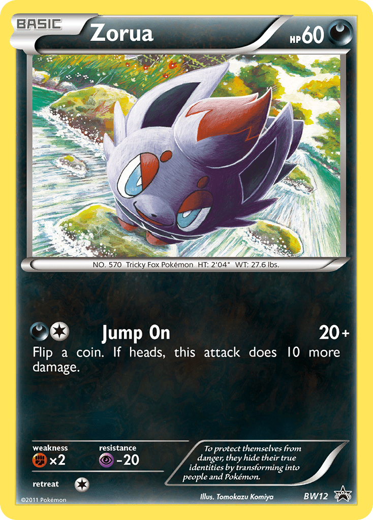 Zorua (BW12) [Black & White: Black Star Promos] Pokemon Single Pokémon  | Multizone: Comics And Games