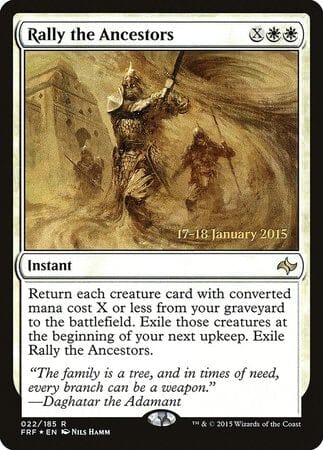 Rally the Ancestors [Fate Reforged Promos] MTG Single Magic: The Gathering  | Multizone: Comics And Games