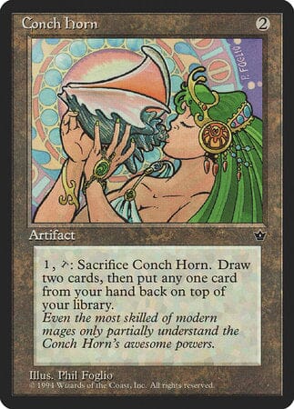 Conch Horn [Fallen Empires] MTG Single Magic: The Gathering  | Multizone: Comics And Games