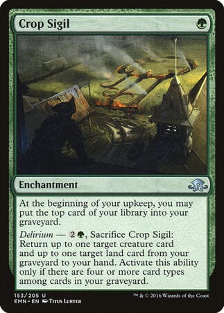 Crop Sigil [Eldritch Moon] MTG Single Magic: The Gathering  | Multizone: Comics And Games