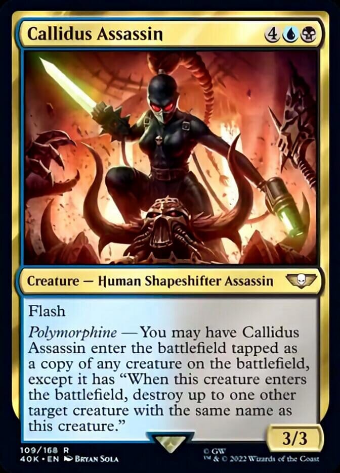 Callidus Assassin [Universes Beyond: Warhammer 40,000] MTG Single Magic: The Gathering  | Multizone: Comics And Games