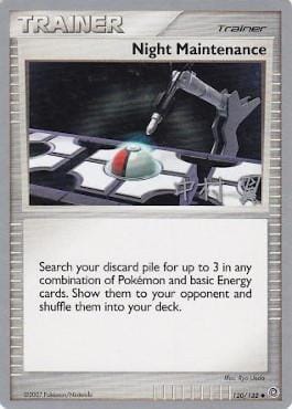 Night Maintenance (120/132) (Crowned Tiger - Tsubasa Nakamura) [World Championships 2009] Pokemon Single Pokémon  | Multizone: Comics And Games