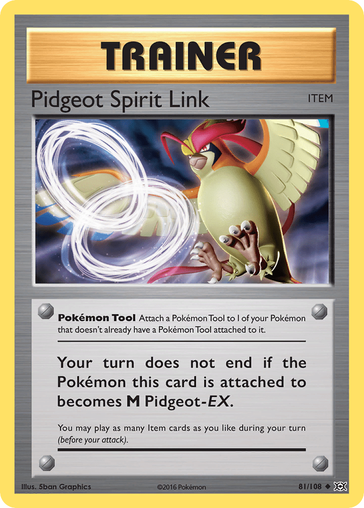 Pidgeot Spirit Link (81/108) [XY: Evolutions] Pokemon Single Pokémon  | Multizone: Comics And Games