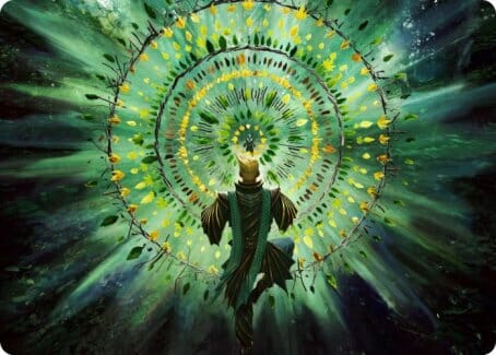 Verdant Mastery Art Card [Strixhaven: School of Mages Art Series] MTG Single Magic: The Gathering  | Multizone: Comics And Games
