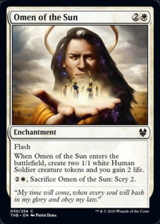 Omen of the Sun [Theros Beyond Death] MTG Single Magic: The Gathering  | Multizone: Comics And Games