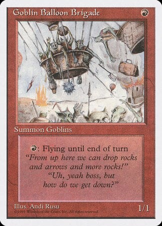 Goblin Balloon Brigade [Fourth Edition] MTG Single Magic: The Gathering  | Multizone: Comics And Games