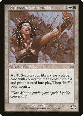 Ramosian Commander [Mercadian Masques] MTG Single Magic: The Gathering  | Multizone: Comics And Games
