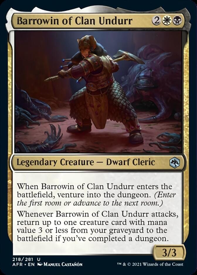 Barrowin of Clan Undurr [Dungeons & Dragons: Adventures in the Forgotten Realms] MTG Single Magic: The Gathering  | Multizone: Comics And Games