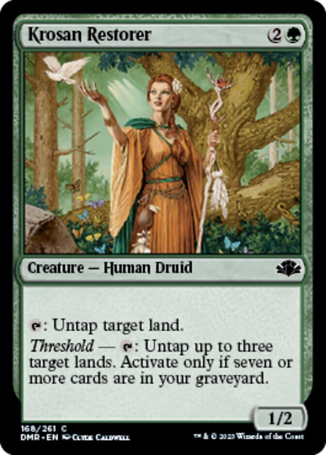 Krosan Restorer [Dominaria Remastered] MTG Single Magic: The Gathering  | Multizone: Comics And Games