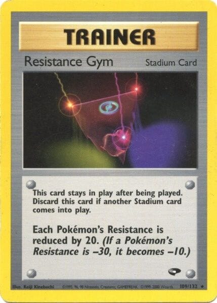 Resistance Gym (109/132) [Gym Challenge Unlimited] Pokemon Single Pokémon  | Multizone: Comics And Games