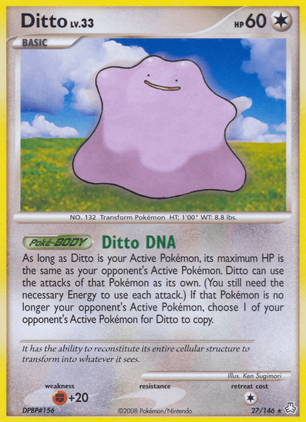 Ditto (27/146) [Diamond & Pearl: Legends Awakened] Pokemon Single Pokémon  | Multizone: Comics And Games