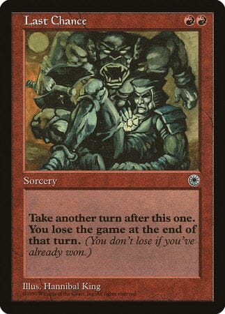 Last Chance [Portal] MTG Single Magic: The Gathering  | Multizone: Comics And Games