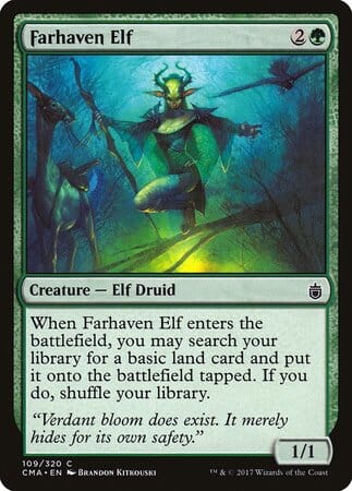 Farhaven Elf [Commander Anthology] MTG Single Magic: The Gathering  | Multizone: Comics And Games