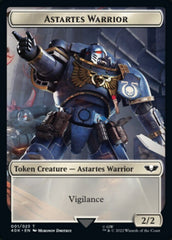 Astartes Warrior // Cherubael Double-sided Token (Surge Foil) [Universes Beyond: Warhammer 40,000 Tokens] MTG Single Magic: The Gathering  | Multizone: Comics And Games