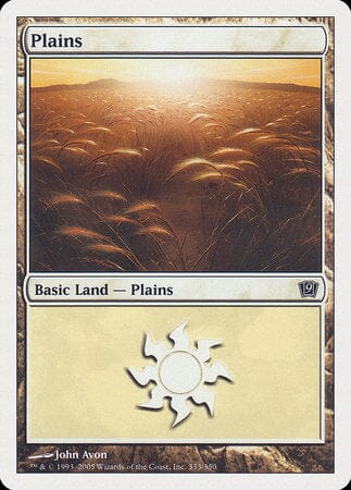 Plains (333) [Ninth Edition] MTG Single Magic: The Gathering  | Multizone: Comics And Games