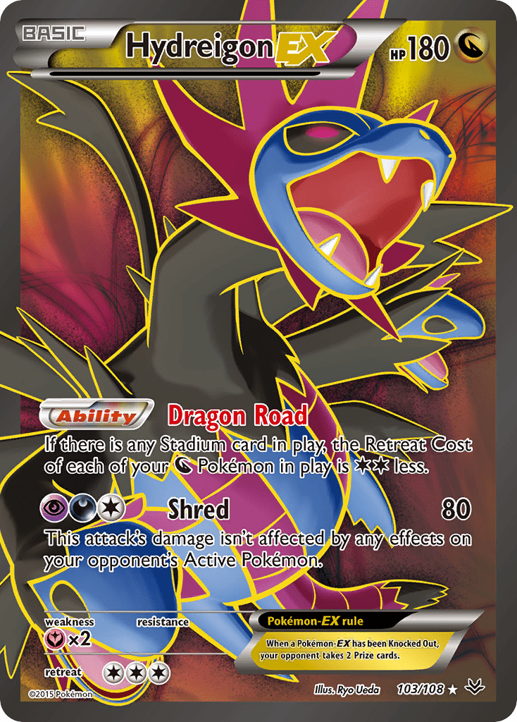 Hydreigon EX (103/108) [XY: Roaring Skies] Pokemon Single Pokémon  | Multizone: Comics And Games