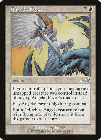 Angelic Favor [Nemesis] MTG Single Magic: The Gathering  | Multizone: Comics And Games