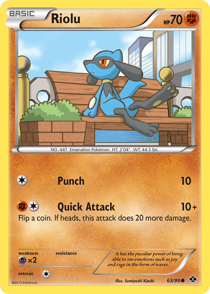 Riolu (63/99) [Black & White: Next Destinies] Pokemon Single Pokémon  | Multizone: Comics And Games