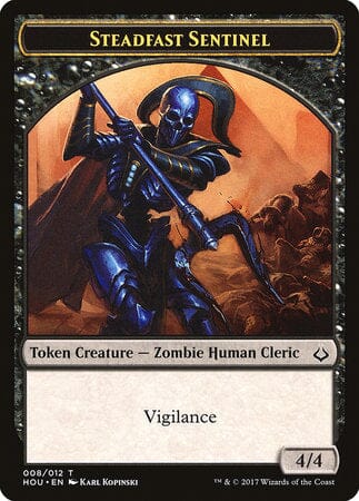 Steadfast Sentinel Token [Hour of Devastation Tokens] MTG Single Magic: The Gathering  | Multizone: Comics And Games