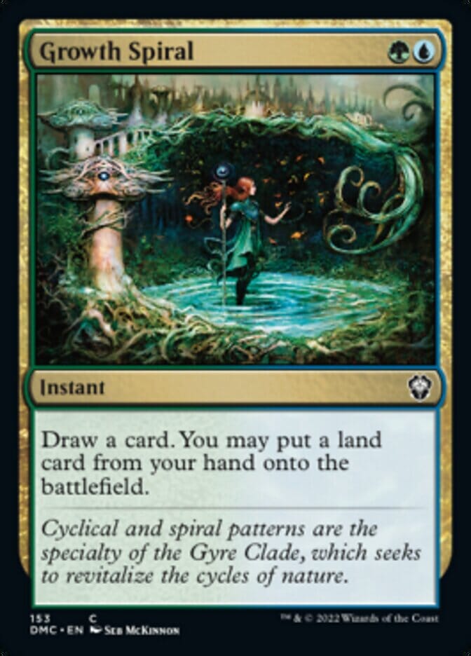 Growth Spiral [Dominaria United Commander] MTG Single Magic: The Gathering  | Multizone: Comics And Games