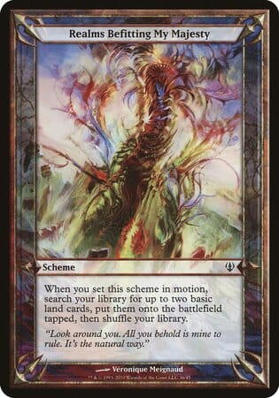 Realms Befitting My Majesty (Archenemy) [Archenemy Schemes] MTG Single Magic: The Gathering  | Multizone: Comics And Games