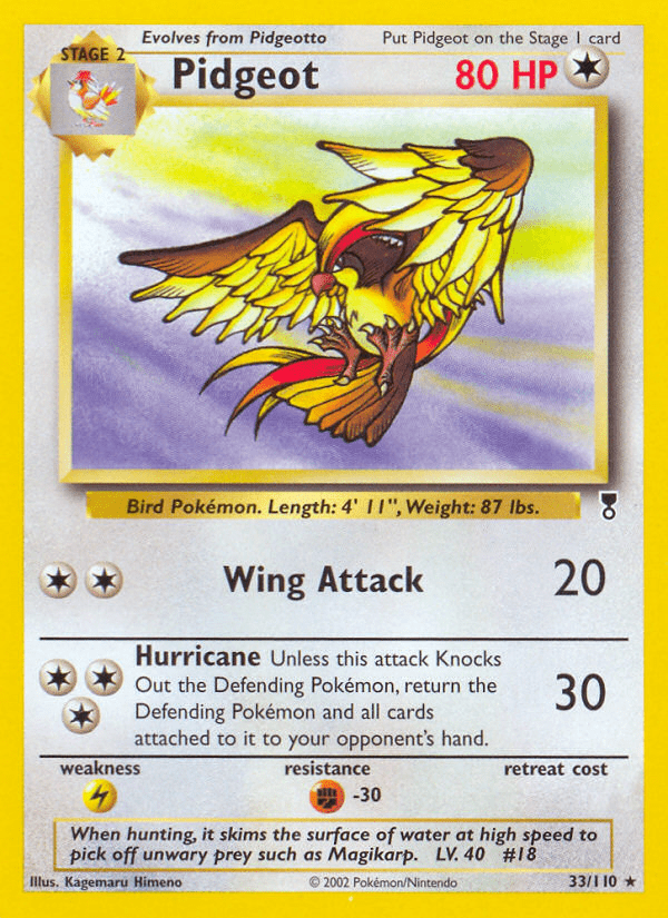 Pidgeot (33/110) [Legendary Collection] Pokemon Single Pokémon  | Multizone: Comics And Games