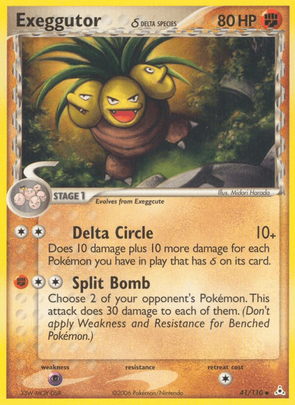 Exeggutor (41/110) (Delta Species) [EX: Holon Phantoms] Pokemon Single Pokémon  | Multizone: Comics And Games