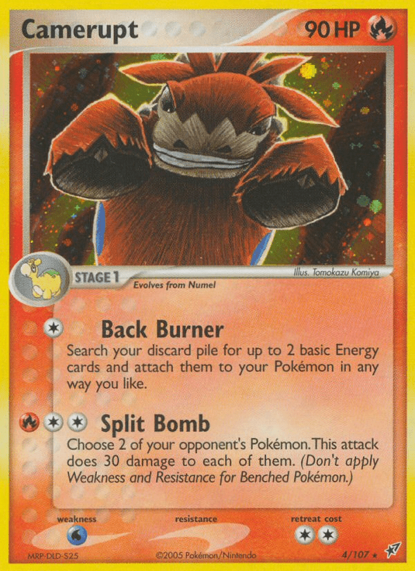 Camerupt (4/107) [EX: Deoxys] Pokemon Single Pokémon  | Multizone: Comics And Games