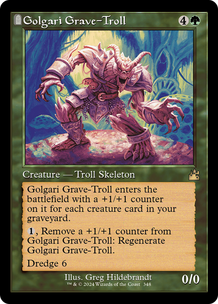 Golgari Grave-Troll (Retro Frame) [Ravnica Remastered] | Multizone: Comics And Games