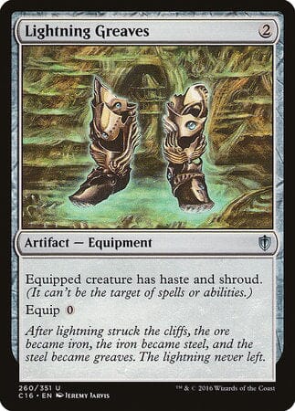 Lightning Greaves [Commander 2016] MTG Single Magic: The Gathering  | Multizone: Comics And Games