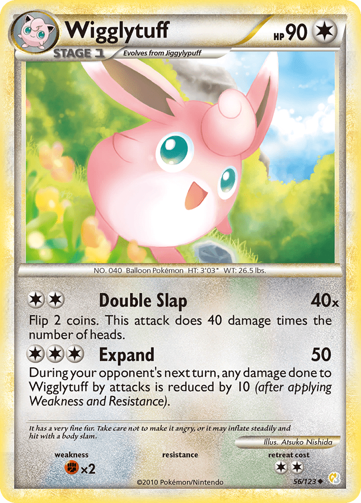 Wigglytuff (56/123) [HeartGold & SoulSilver: Base Set] Pokemon Single Pokémon  | Multizone: Comics And Games