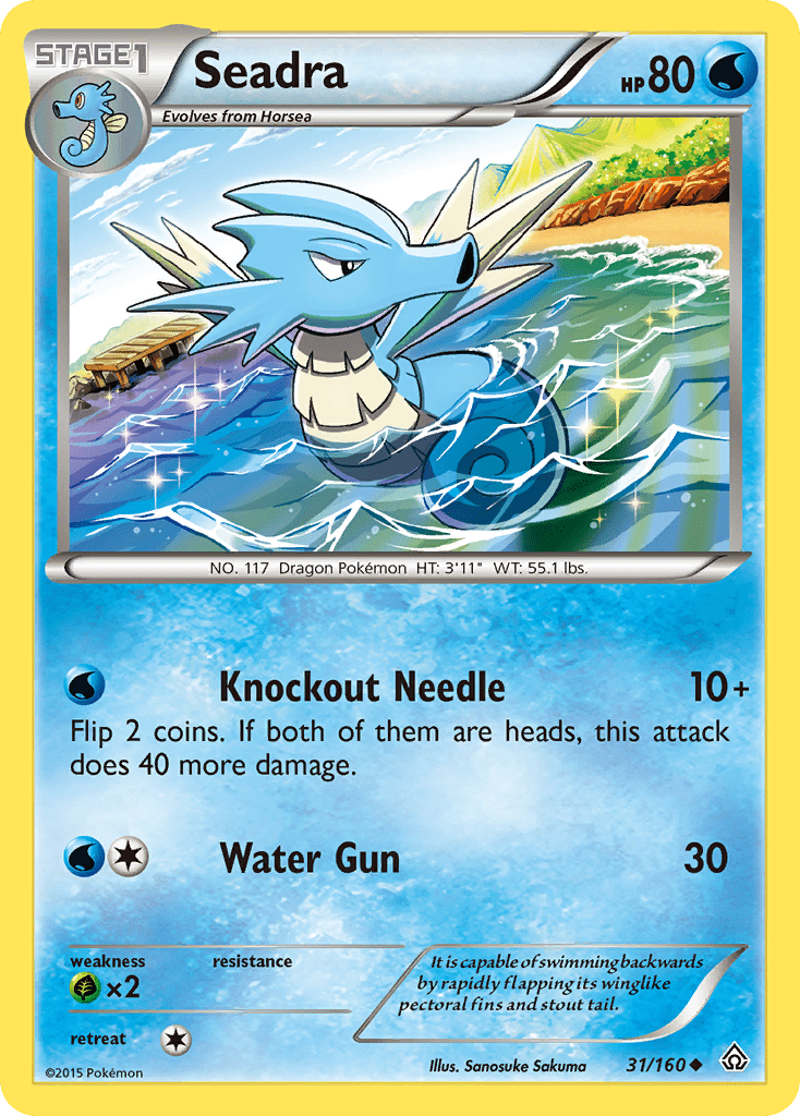 Seadra (31/160) [XY: Primal Clash] Pokemon Single Pokémon  | Multizone: Comics And Games