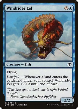 Windrider Eel [Archenemy: Nicol Bolas] MTG Single Magic: The Gathering  | Multizone: Comics And Games