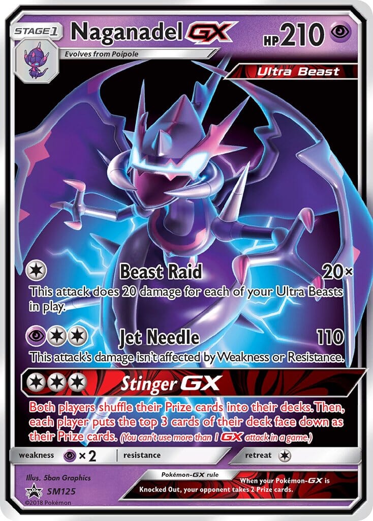 Naganadel GX (SM125) [Sun & Moon: Black Star Promos] Pokemon Single Pokémon  | Multizone: Comics And Games