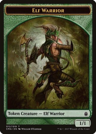 Elf Warrior Token (012) [Commander Anthology Tokens] MTG Single Magic: The Gathering  | Multizone: Comics And Games