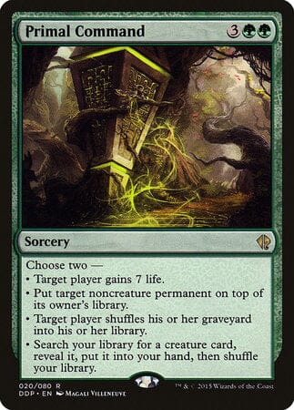 Primal Command [Duel Decks: Zendikar vs. Eldrazi] MTG Single Magic: The Gathering  | Multizone: Comics And Games