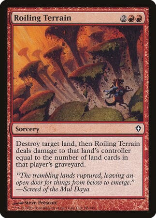 Roiling Terrain [Worldwake] MTG Single Magic: The Gathering  | Multizone: Comics And Games