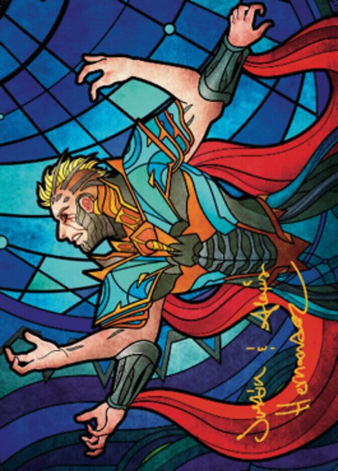 Ertai Resurrected Art Card 2 (Gold-Stamped Signature) [Dominaria United Art Series] MTG Single Magic: The Gathering  | Multizone: Comics And Games