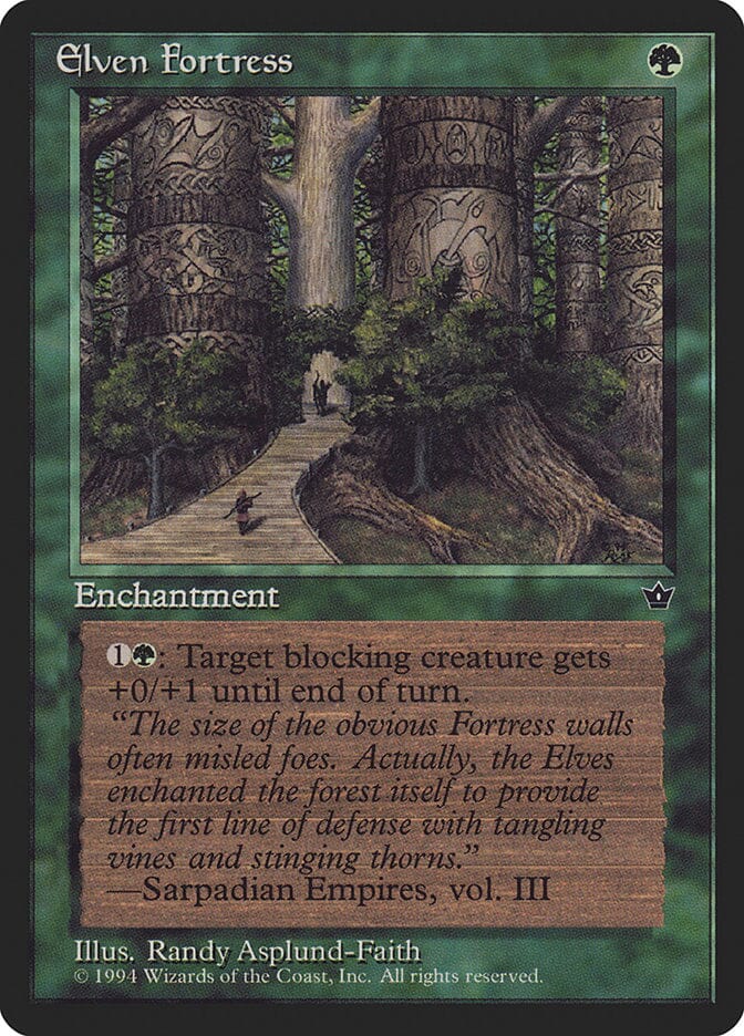 Elven Fortress (Randy Asplund-Faith) [Fallen Empires] MTG Single Magic: The Gathering  | Multizone: Comics And Games