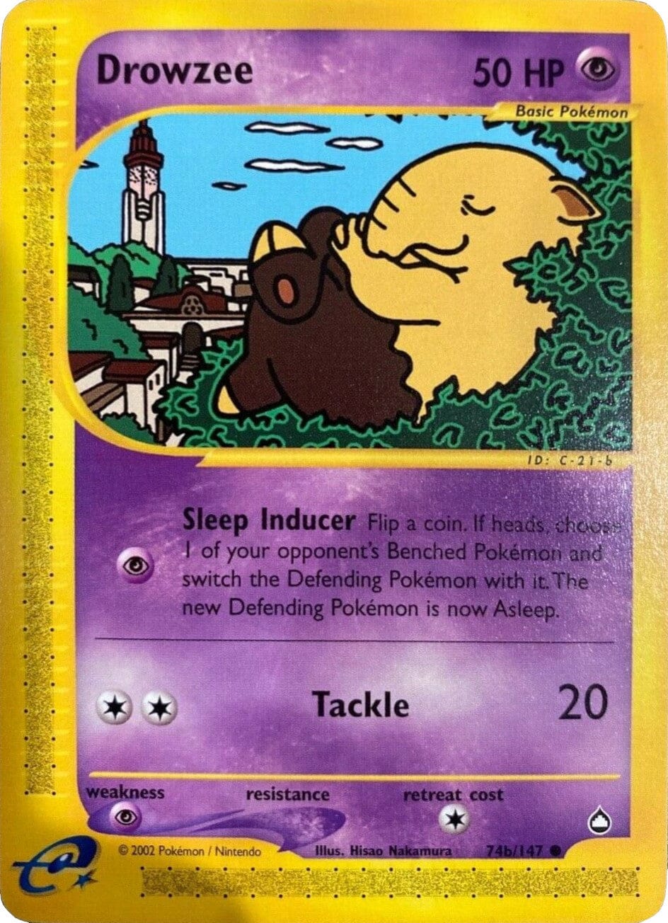 Drowzee (74b/147) [Aquapolis] Pokemon Single Pokémon  | Multizone: Comics And Games