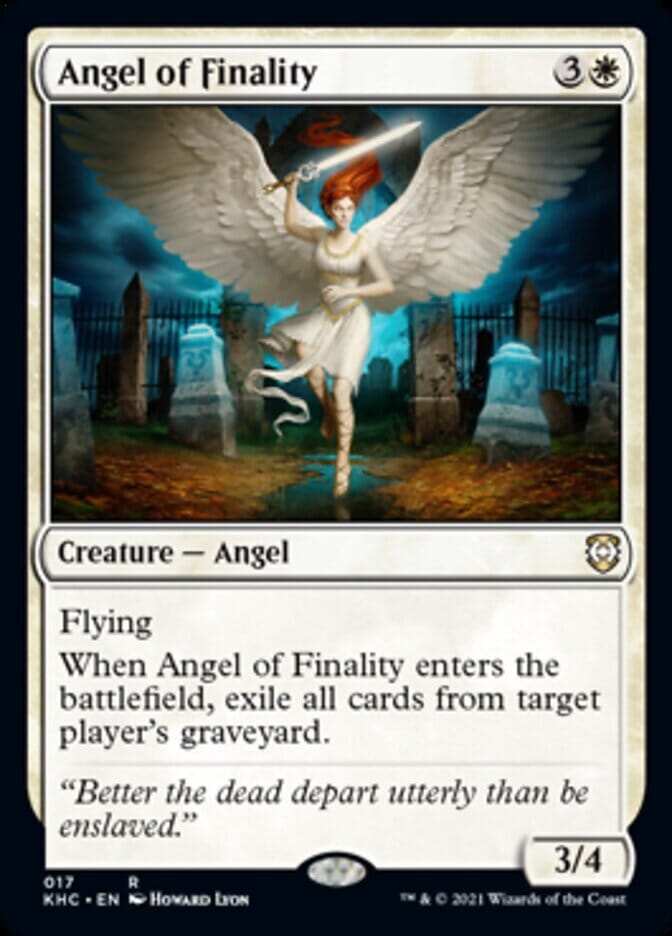 Angel of Finality [Kaldheim Commander] MTG Single Magic: The Gathering  | Multizone: Comics And Games