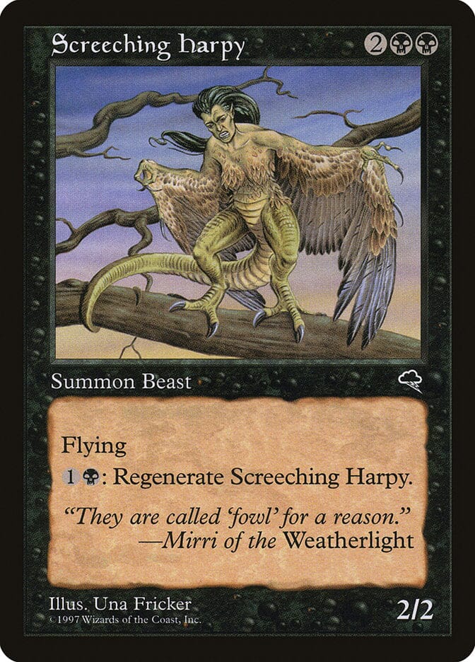 Screeching Harpy [Tempest] MTG Single Magic: The Gathering  | Multizone: Comics And Games