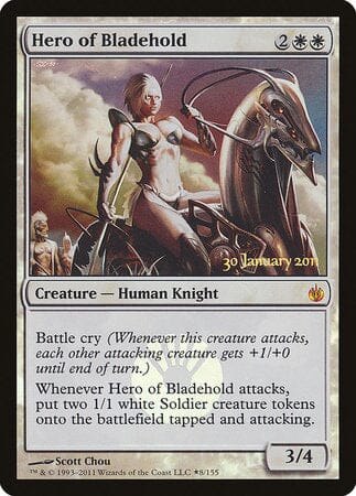 Hero of Bladehold [Mirrodin Besieged Promos] MTG Single Magic: The Gathering  | Multizone: Comics And Games